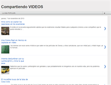 Tablet Screenshot of compartiendovideos.blogspot.com