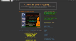 Desktop Screenshot of cantandoenmisa.blogspot.com