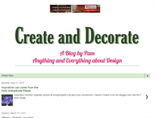 Tablet Screenshot of createandecorate.blogspot.com
