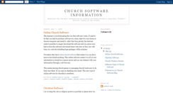 Desktop Screenshot of church-software.blogspot.com