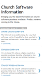 Mobile Screenshot of church-software.blogspot.com