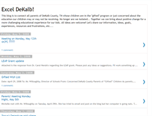 Tablet Screenshot of exceldekalb.blogspot.com