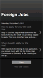 Mobile Screenshot of lodingforeignjobs.blogspot.com