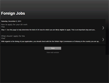 Tablet Screenshot of lodingforeignjobs.blogspot.com