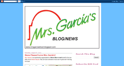 Desktop Screenshot of mrsgarciasfood.blogspot.com