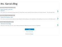 Tablet Screenshot of mrsgarciasfood.blogspot.com