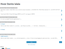 Tablet Screenshot of hweestorieslalala.blogspot.com