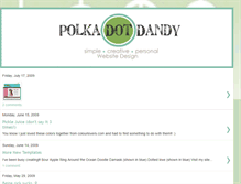 Tablet Screenshot of polkadotdandy.blogspot.com