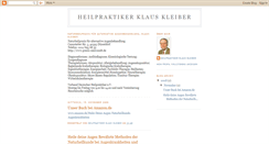 Desktop Screenshot of heilpraktikerklauskleiber.blogspot.com