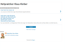 Tablet Screenshot of heilpraktikerklauskleiber.blogspot.com