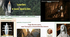 Desktop Screenshot of lourdes-150-aparicoes.blogspot.com