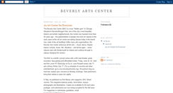 Desktop Screenshot of beverlyartcenter.blogspot.com