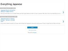 Tablet Screenshot of everythingjapanese.blogspot.com