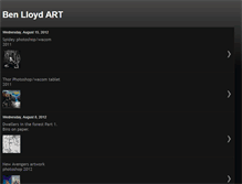Tablet Screenshot of benlloydart.blogspot.com