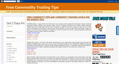Desktop Screenshot of free-commodity-tips.blogspot.com
