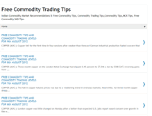 Tablet Screenshot of free-commodity-tips.blogspot.com