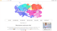 Desktop Screenshot of jadorecestyle.blogspot.com