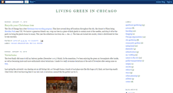 Desktop Screenshot of livinggreeninchicago.blogspot.com