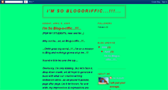 Desktop Screenshot of imsoblogoriffic.blogspot.com
