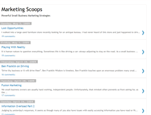 Tablet Screenshot of marketingscoops.blogspot.com