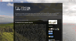 Desktop Screenshot of liceumtaller.blogspot.com