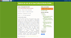 Desktop Screenshot of galeriadeartemochagrana.blogspot.com