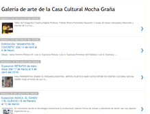 Tablet Screenshot of galeriadeartemochagrana.blogspot.com