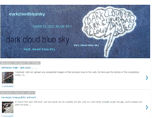 Tablet Screenshot of darkcloudbluesky.blogspot.com