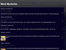 Tablet Screenshot of mind-mysteries.blogspot.com