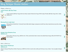 Tablet Screenshot of bisnis-online-diana.blogspot.com