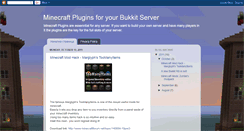 Desktop Screenshot of minecraft-plugins.blogspot.com