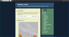 Desktop Screenshot of bobitatorgames.blogspot.com