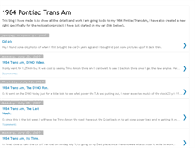 Tablet Screenshot of 84transam.blogspot.com