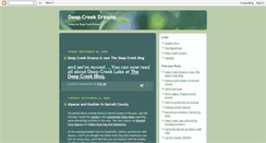 Desktop Screenshot of deepcreekdreams.blogspot.com