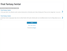 Tablet Screenshot of final-fantasy-hentai.blogspot.com