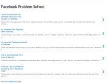 Tablet Screenshot of facebooksolved.blogspot.com