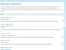 Tablet Screenshot of businesstaxonomy.blogspot.com