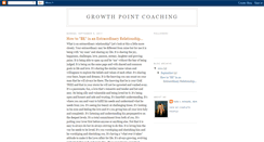 Desktop Screenshot of growthpointcoaching.blogspot.com