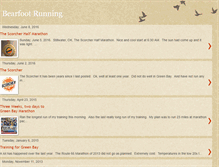 Tablet Screenshot of bearfootrunning.blogspot.com