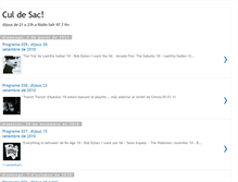 Tablet Screenshot of culdesacradio.blogspot.com