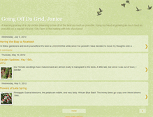 Tablet Screenshot of goingoffdagridjanice.blogspot.com