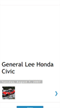 Mobile Screenshot of generalleehondacivic.blogspot.com