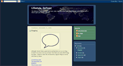 Desktop Screenshot of lifestyledefined.blogspot.com