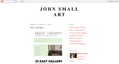 Desktop Screenshot of johnsmallart.blogspot.com