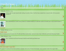 Tablet Screenshot of creedscause.blogspot.com