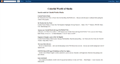 Desktop Screenshot of colorfulworldofsheila.blogspot.com