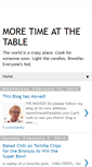 Mobile Screenshot of moretimeatthetable.blogspot.com