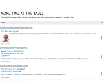 Tablet Screenshot of moretimeatthetable.blogspot.com