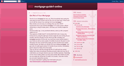 Desktop Screenshot of mortgage-guide-online.blogspot.com