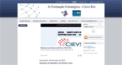 Desktop Screenshot of informacaoestrategicacievsrio.blogspot.com